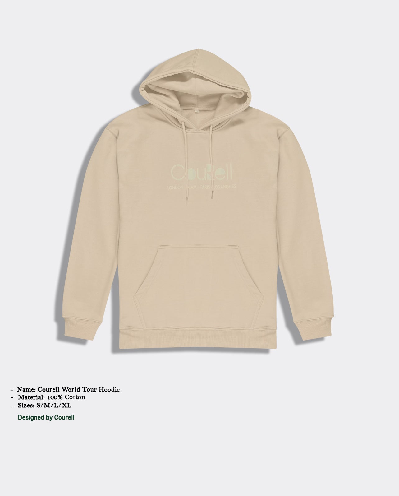 Sandstone Courell World Tour Hoodie
