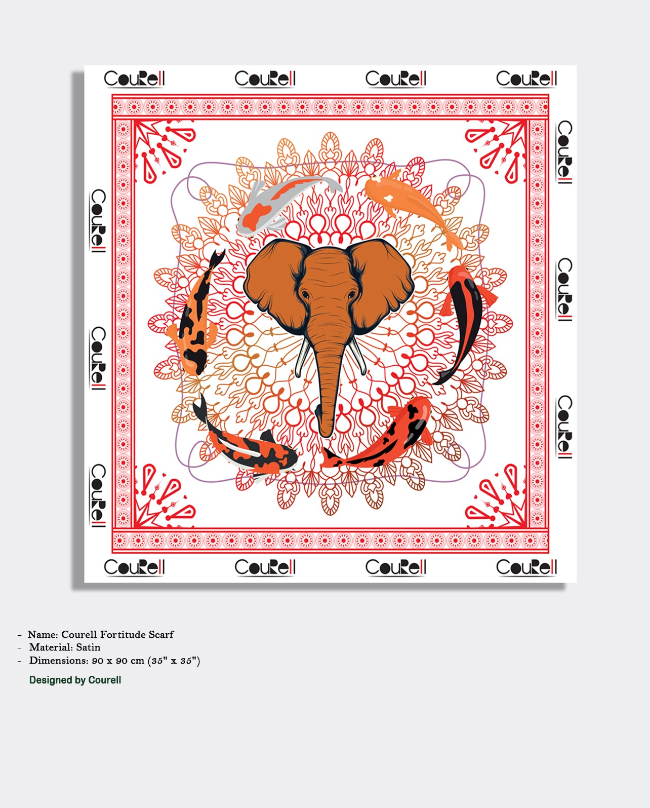 Courell Fortitude Satin scarf