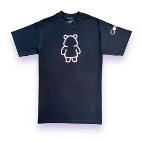 Black Meechie Embroidery T-shirt