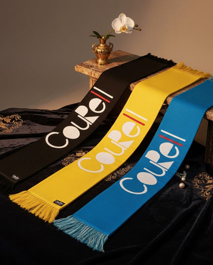 Fringe logo scarf