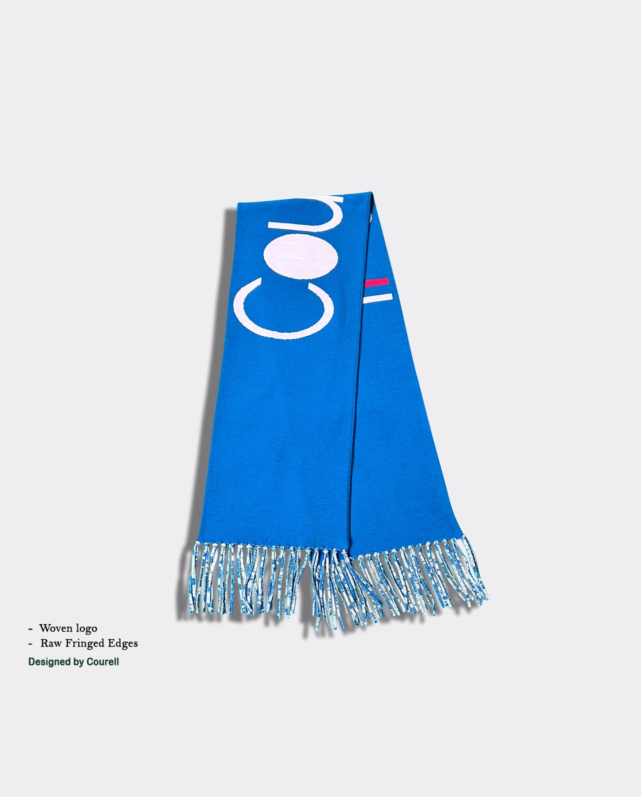 Fringe logo scarf